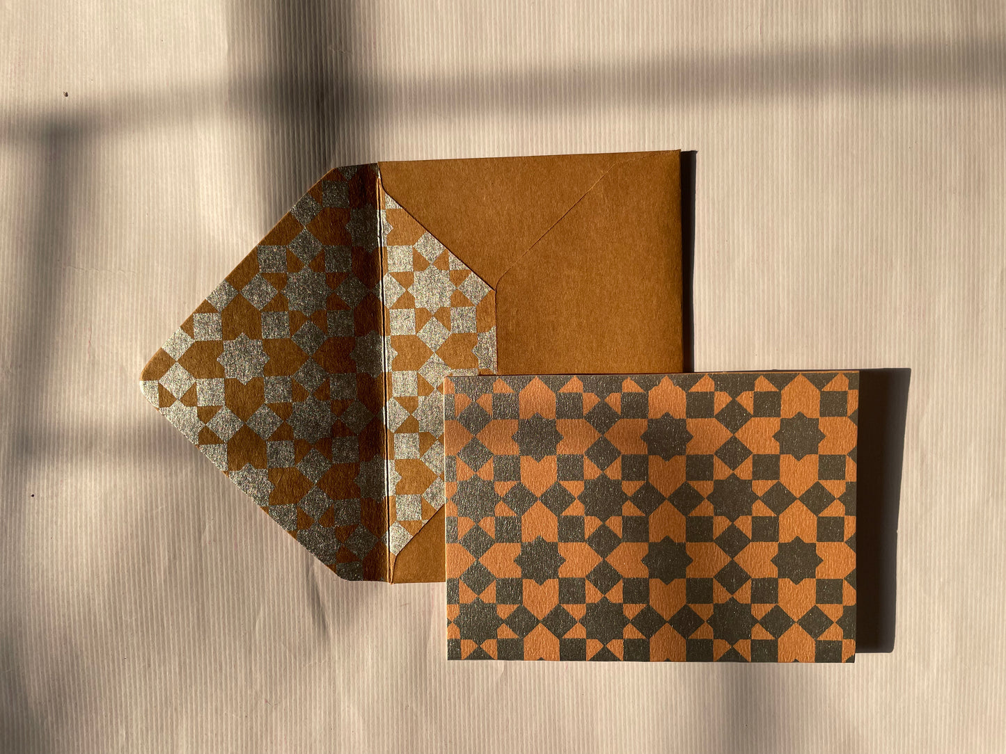 Star Print Greeting Cards (Set of 5)