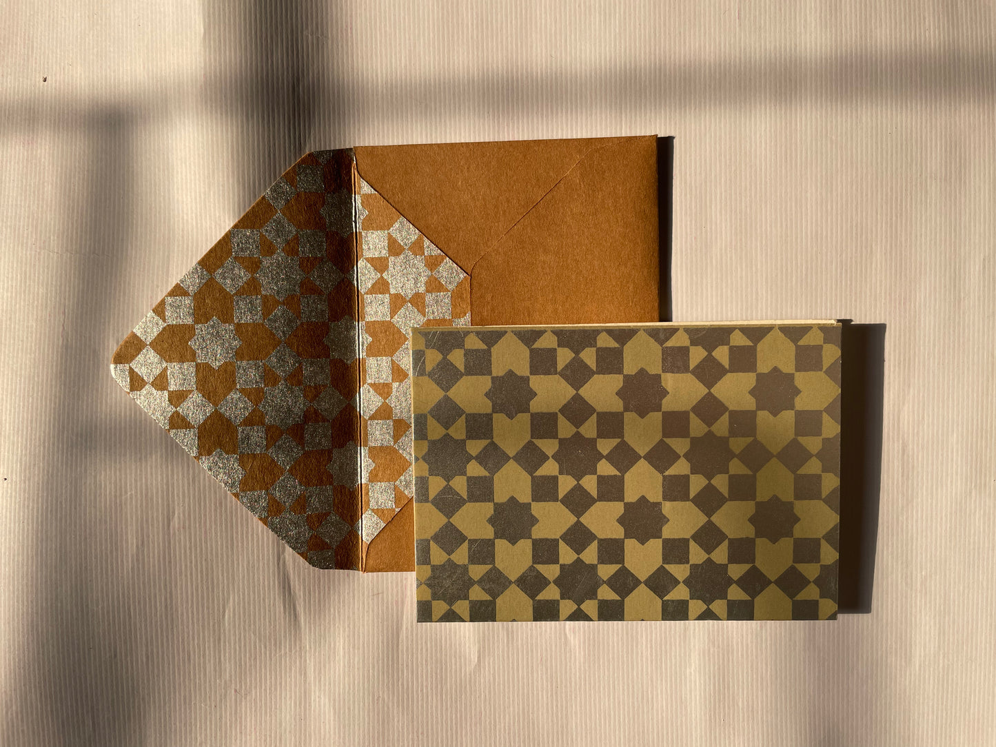 Star Print Greeting Cards (Set of 5)