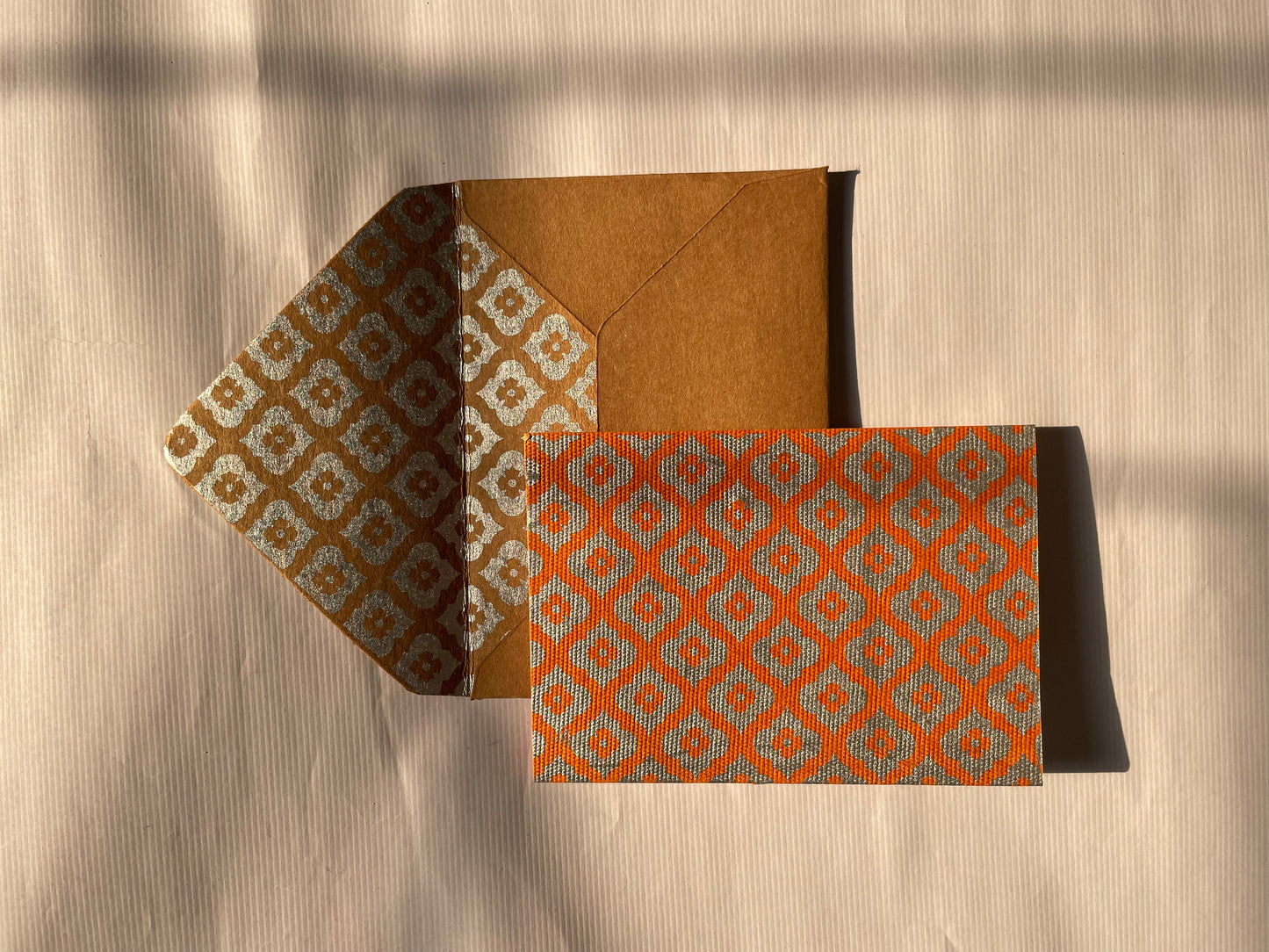 Mogra Print Greeting Cards (Set of 5)