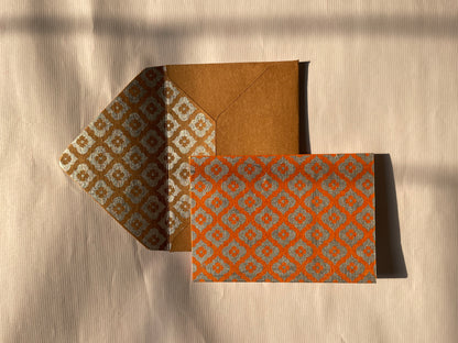 Mogra Print Greeting Cards (Set of 5)