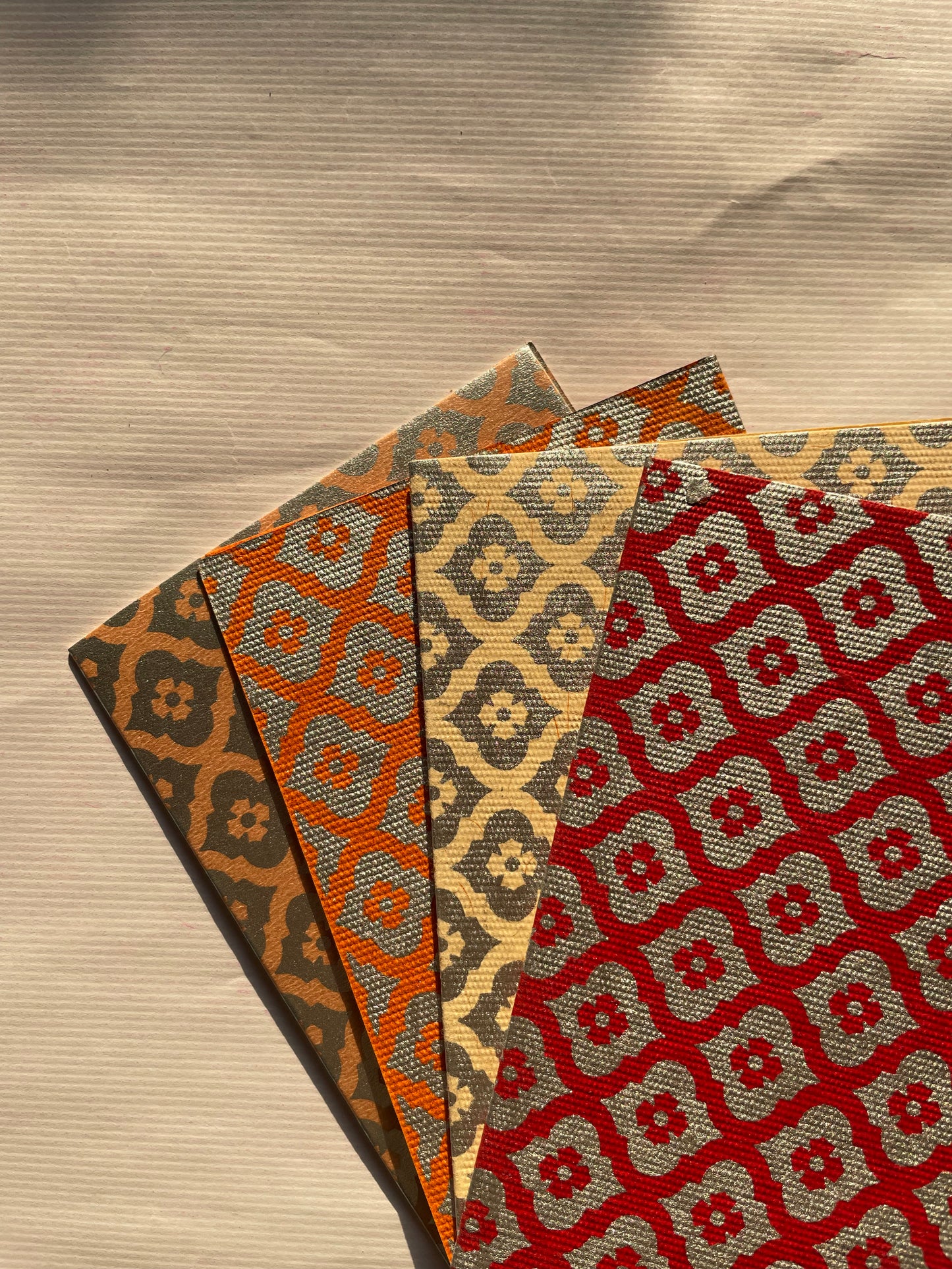 Mogra Print Greeting Cards (Set of 5)