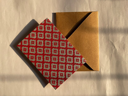 Mogra Print Greeting Cards (Set of 5)