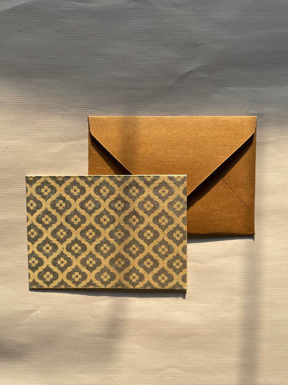 Mogra Print Greeting Cards (Set of 5)