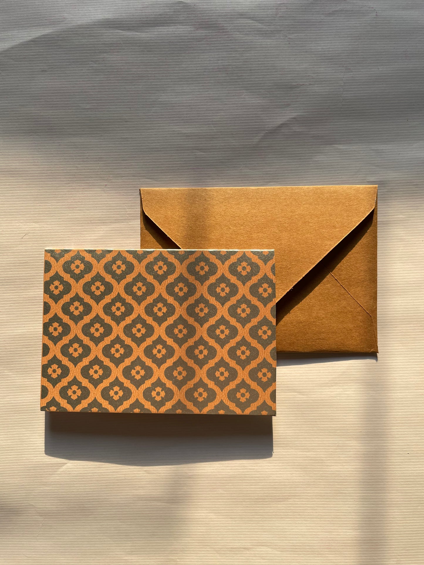 Mogra Print Greeting Cards (Set of 5)