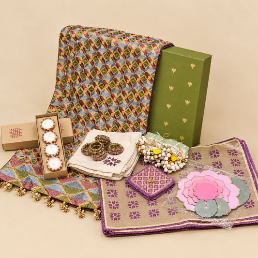 Purple Phulkari Large Hamper