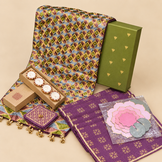 Purple Phulkari Medium Hamper