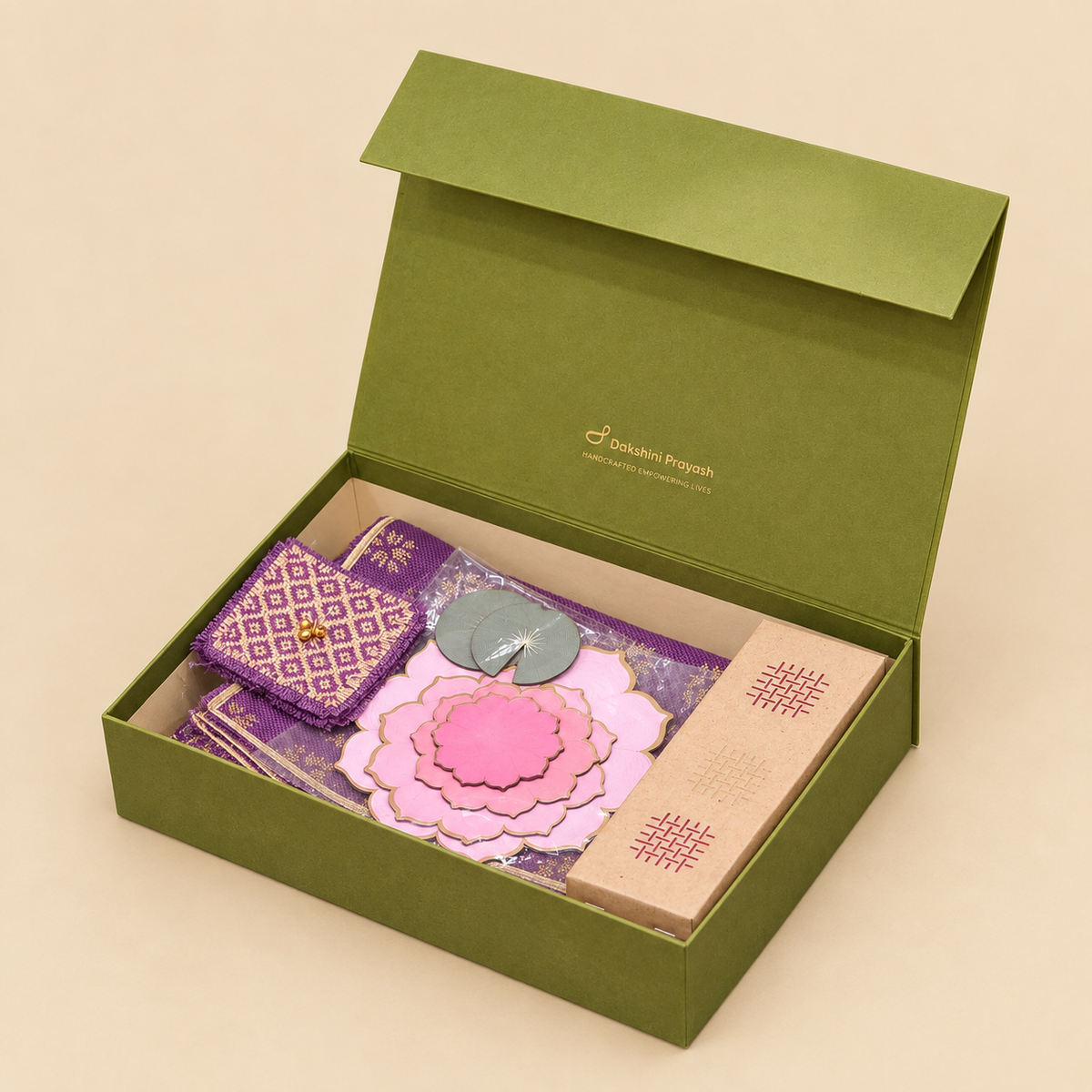 Purple Phulkari Medium Hamper