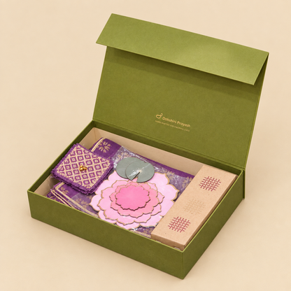 Purple Phulkari Medium Hamper