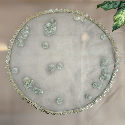 Round Gota Net Tray Cover