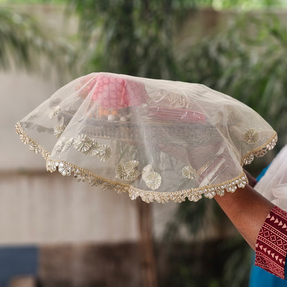 Round Gota Net Tray Cover
