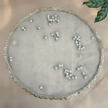Round Shola Net Tray Cover