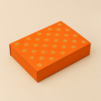 Orange Phulkari Medium Hamper
