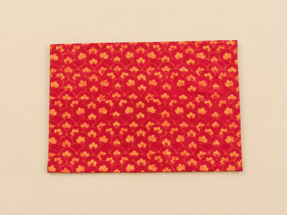 Red Anar Silk Table Mats (Set of 6) (Copy)
