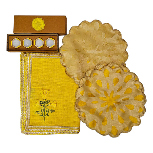 Yellow Marigold Classic Hamper