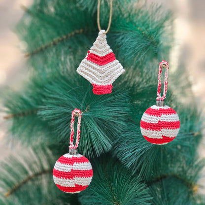 Crochet Ornaments (Set of 3)