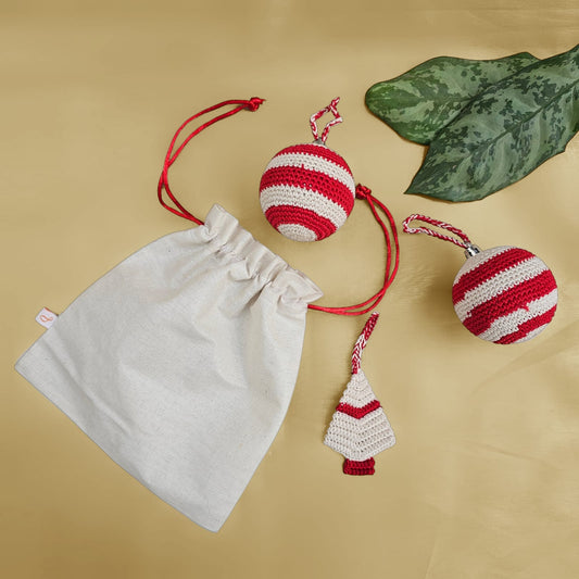 Crochet Ornaments (Set of 3)