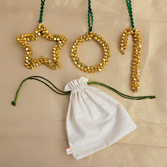 Golden Ghunghroo Ornaments