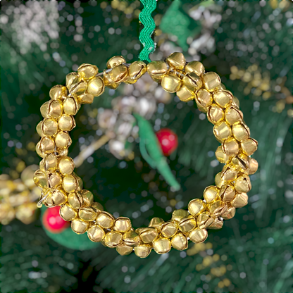 Golden Ghunghroo Ornaments (Set of 3)