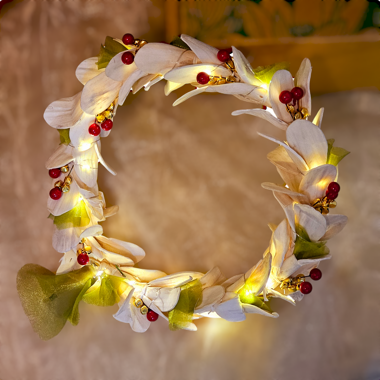 Shola Mistletoe LED Wreath