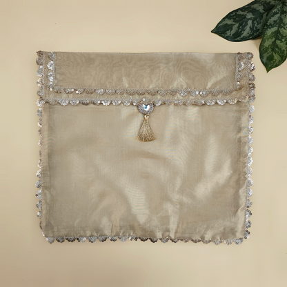 Scallop Tissue Saree Cover