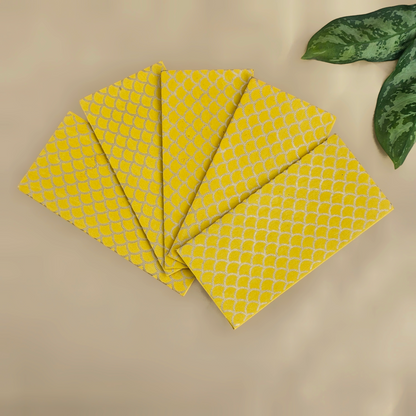 Fish Scale (Outline) Money Envelopes (Set of 5)