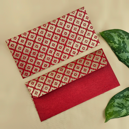 Mughal Boota Money Envelopes (Set of 5)