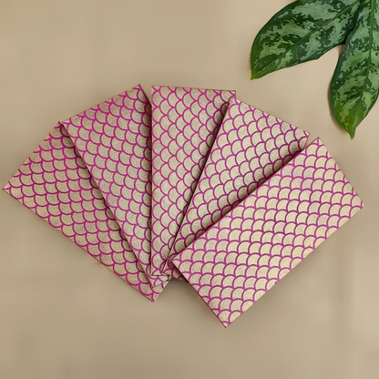 Fish Scale Money Envelopes (Set of 5)