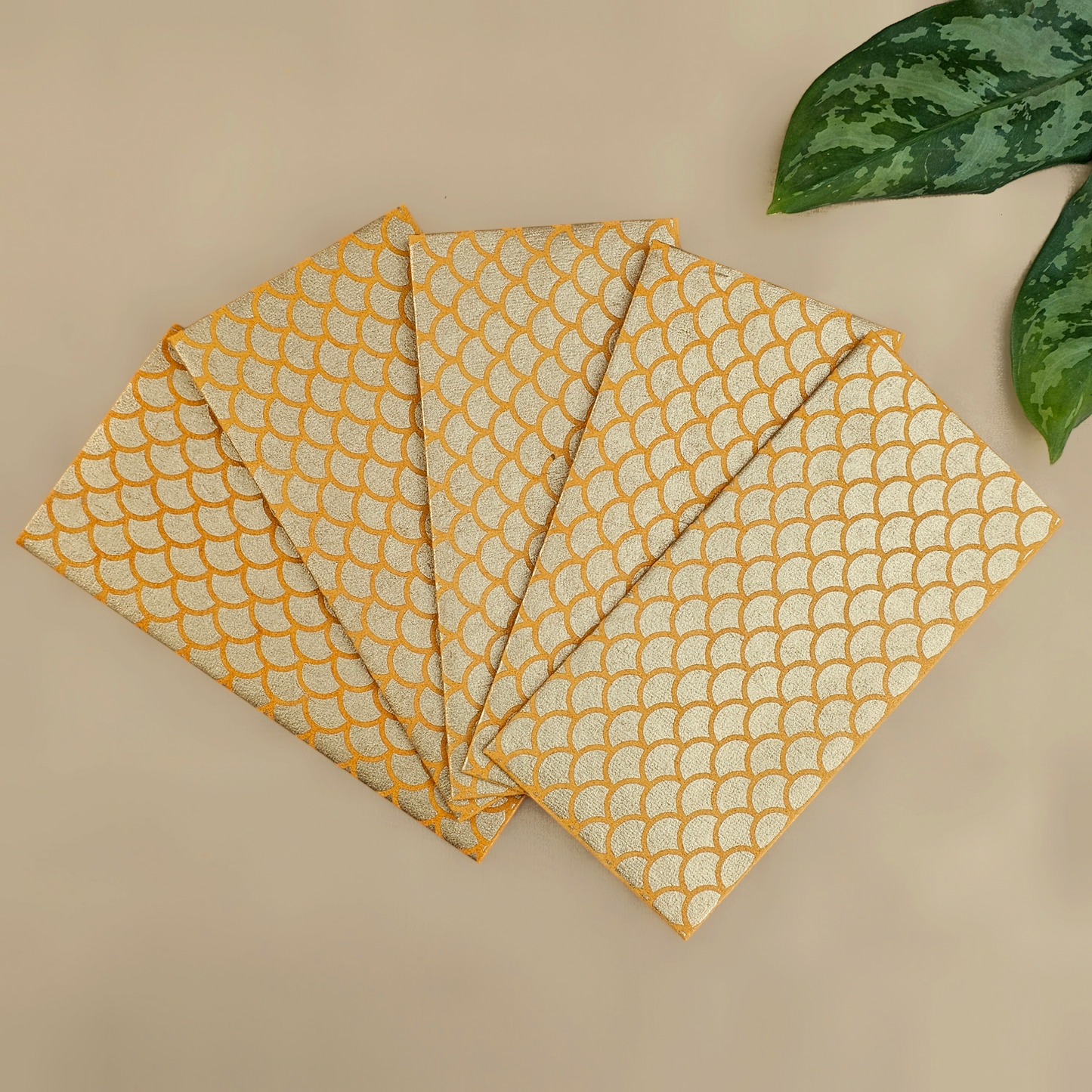 Fish Scale Money Envelopes (Set of 5)