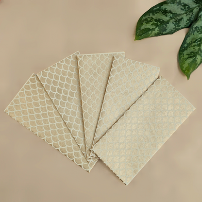 Fish Scale Money Envelopes (Set of 5)
