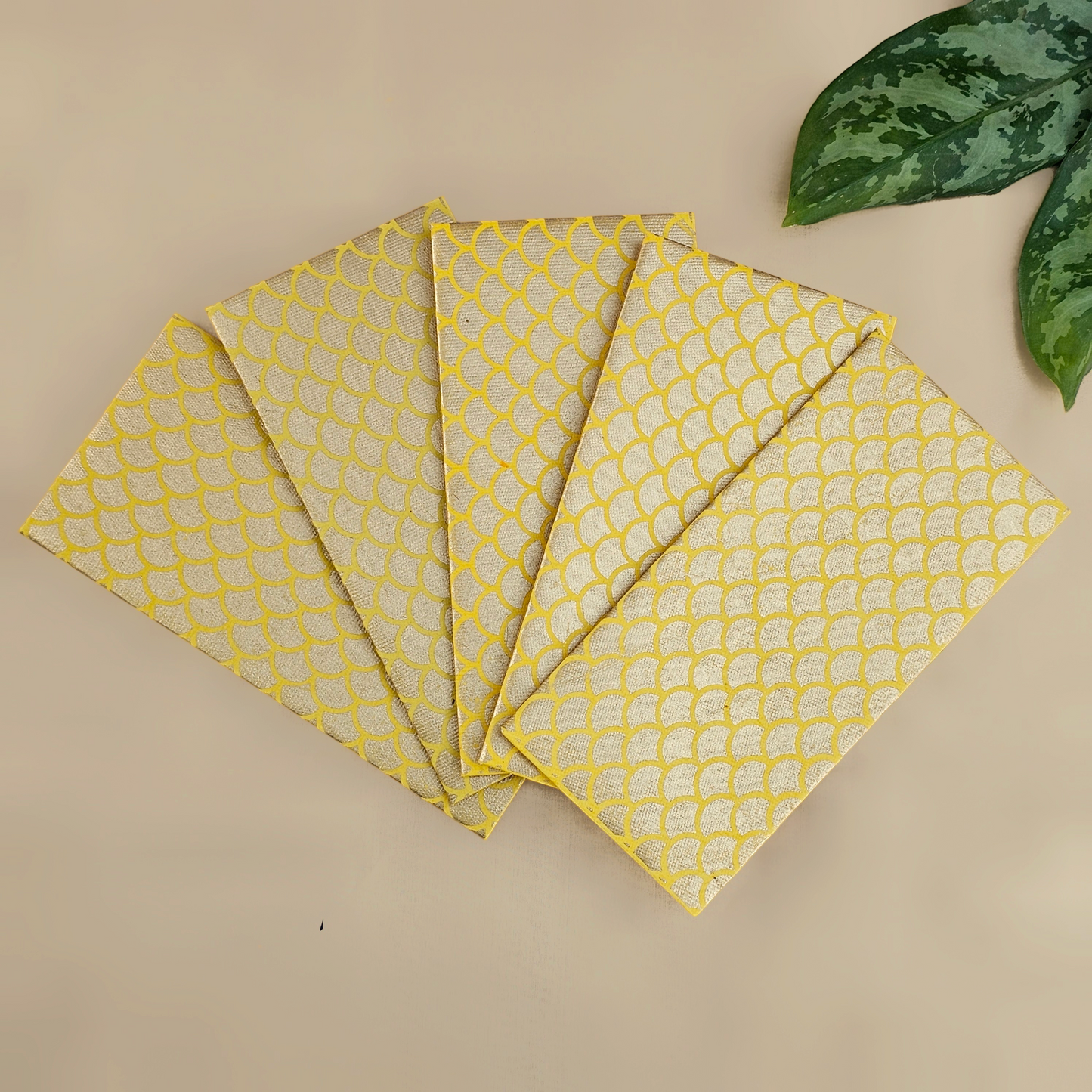 Fish Scale Money Envelopes (Set of 5)