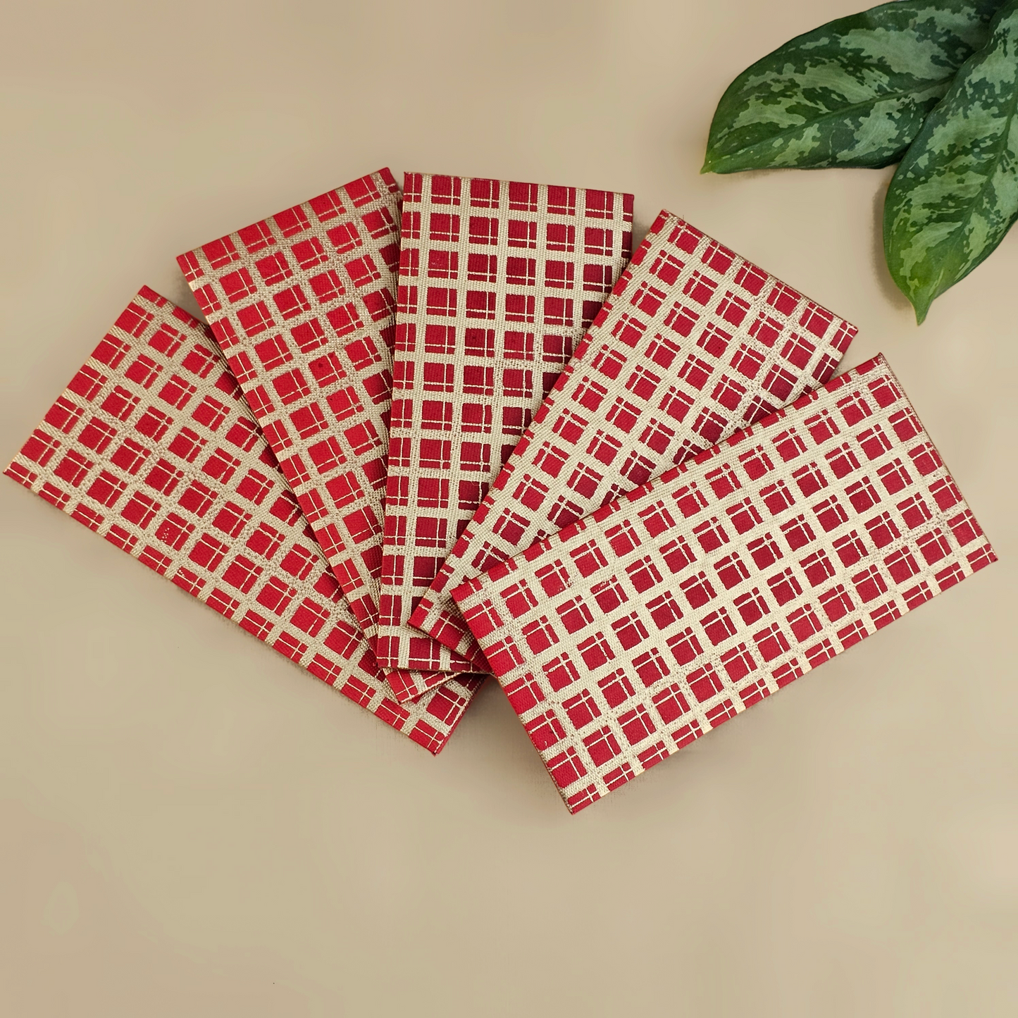 Checks Money Envelopes (Set of 5)