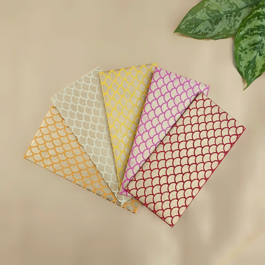 Fish Scale Money Envelopes (Set of 5)