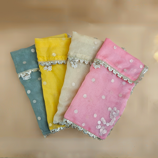 Tikli Organza Saree Cover