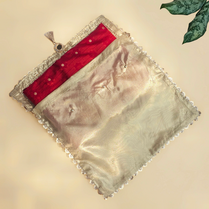 Scallop Tissue Saree Cover