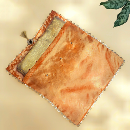 Scallop Tissue Saree Cover