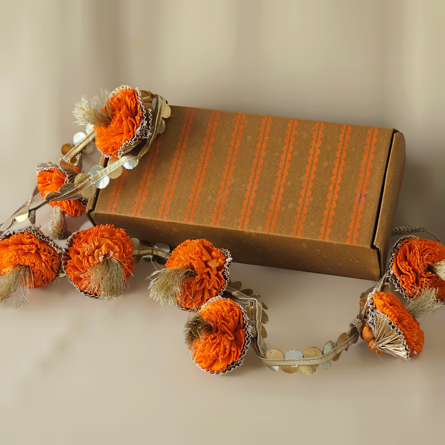 Peach Marigold Toran