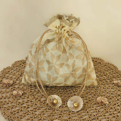 Parrot Organza Potli