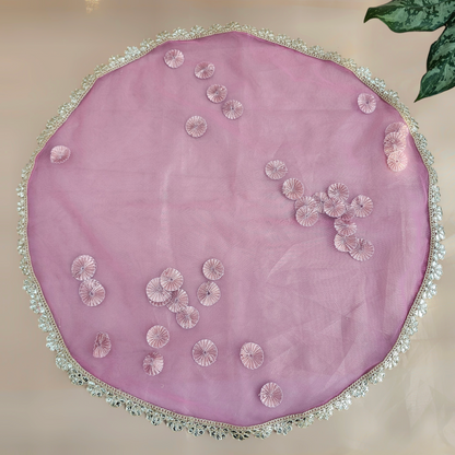 Round Gota Net Tray Cover