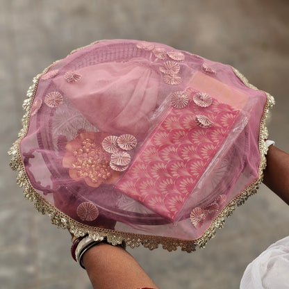 Round Gota Net Tray Cover