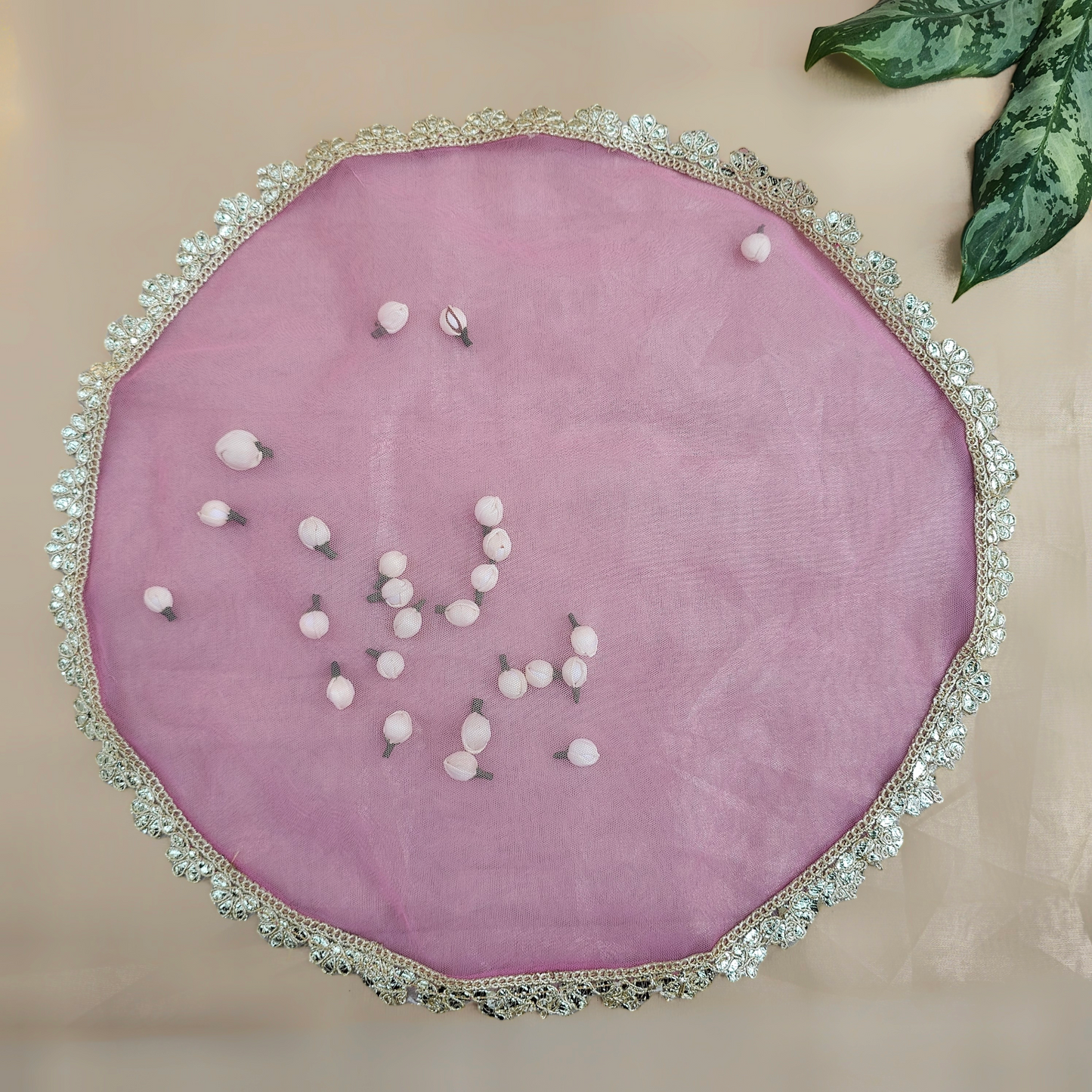 Round Shola Net Tray Cover