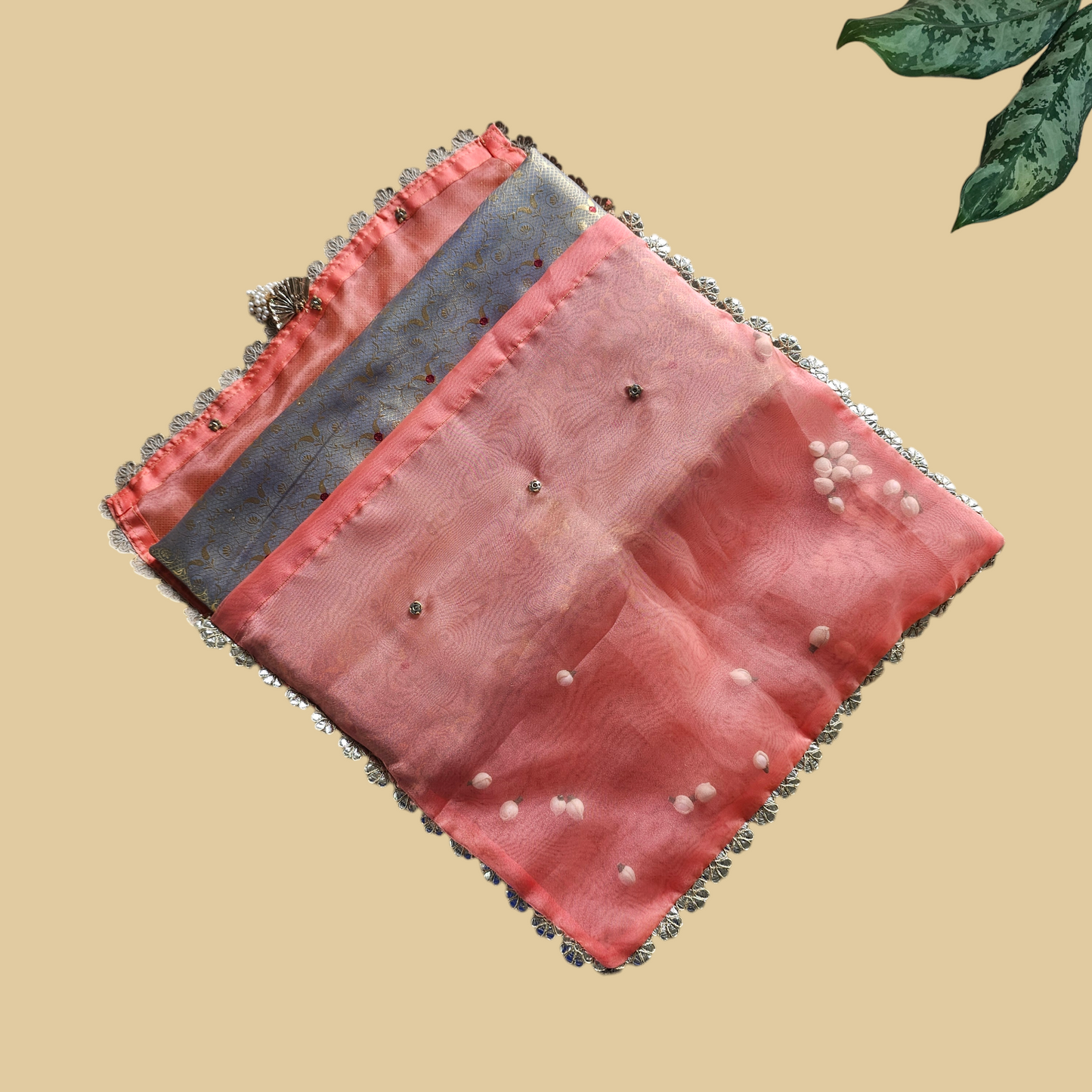 Shola Organza Saree Cover