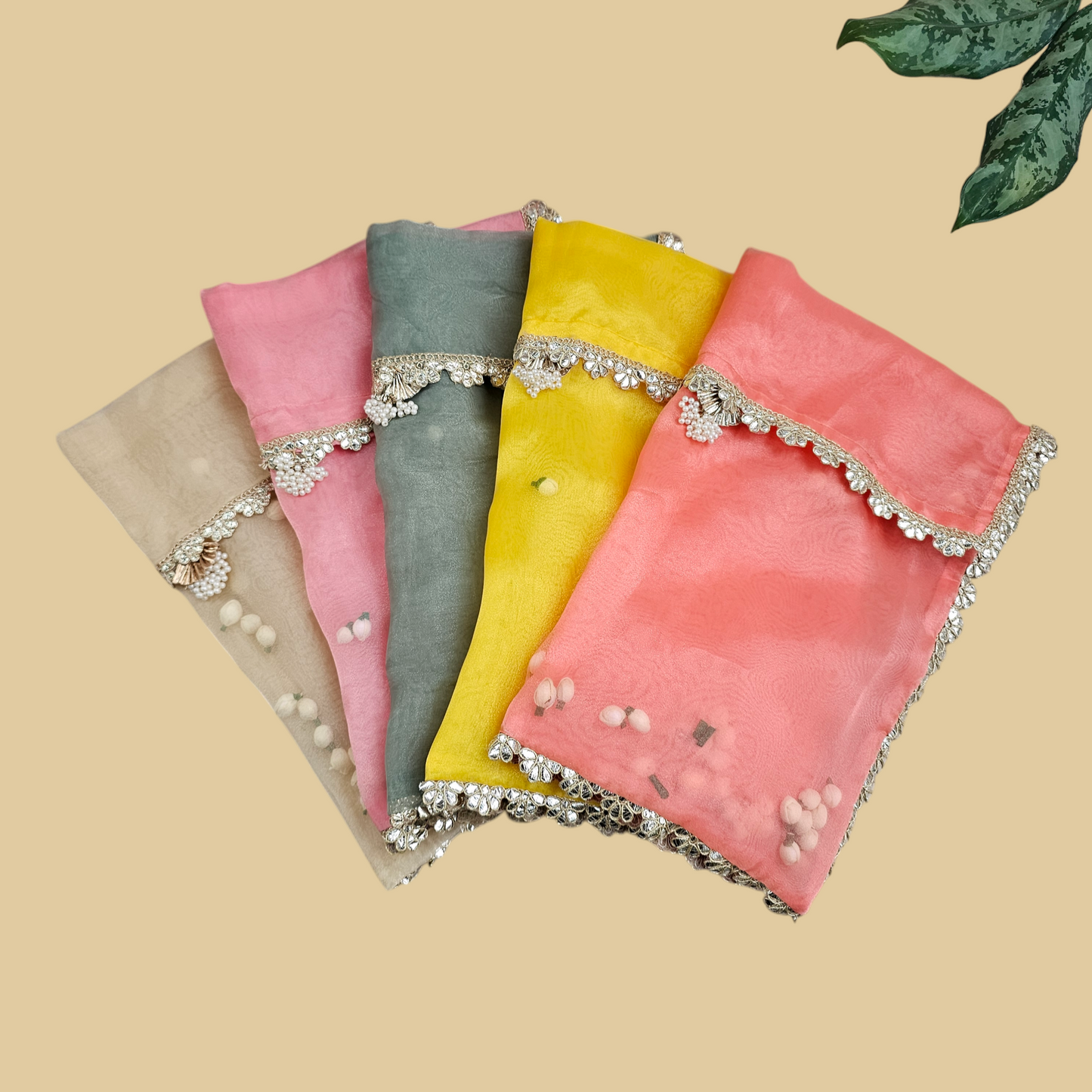 Shola Organza Saree Cover