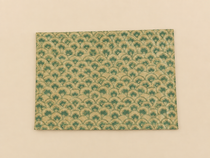 Olive Anar Silk Table Mats (Set of 6)