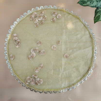 Round Gota Net Tray Cover