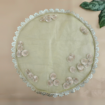 Round Gota Net Tray Cover