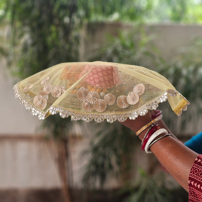 Round Gota Net Tray Cover
