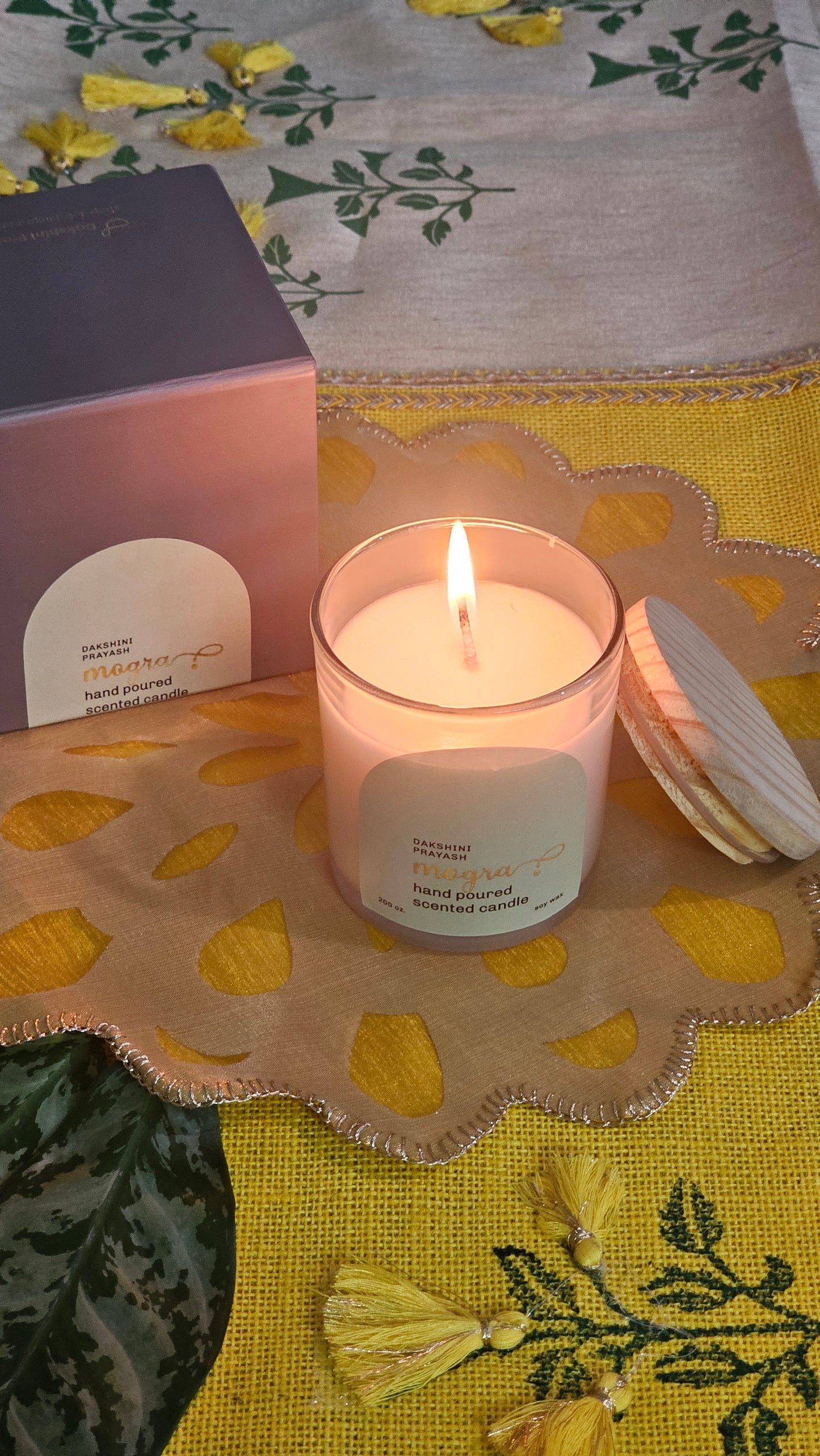 Mogra Scented Candle