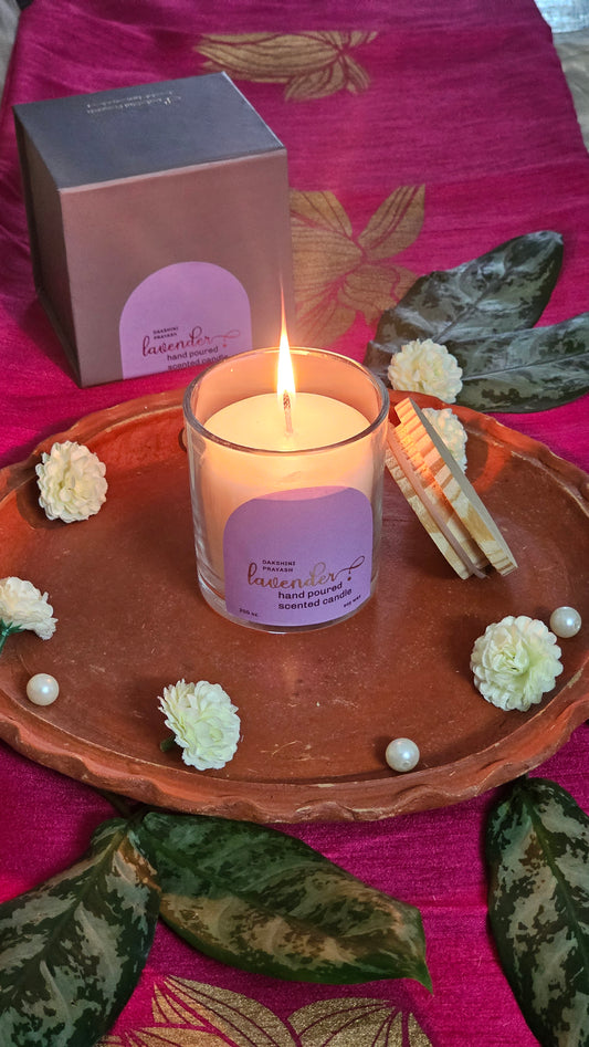 Lavender Scented Candle