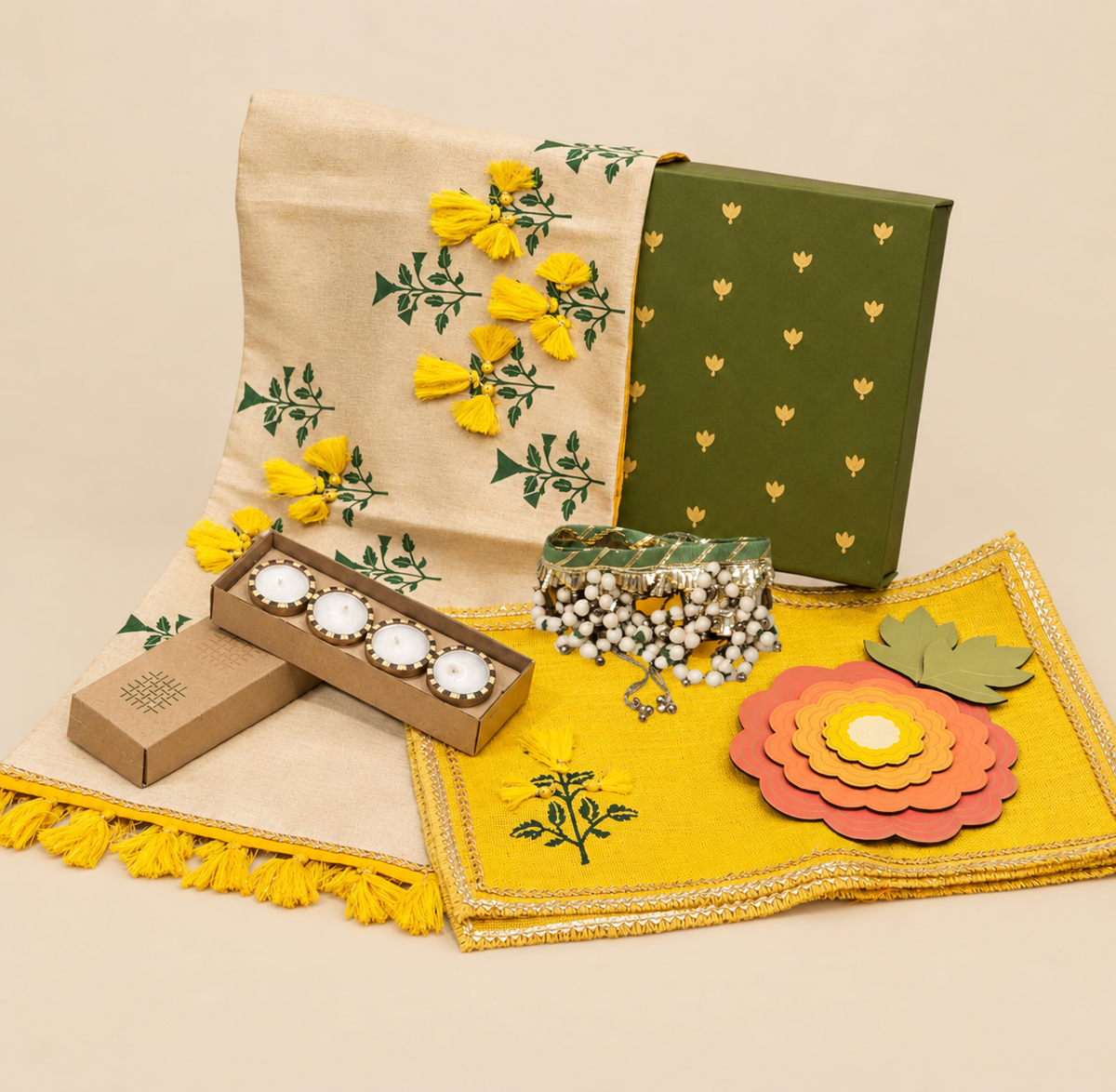 Yellow Marigold Hamper