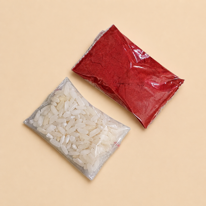 Yellow Roli Chawal Set